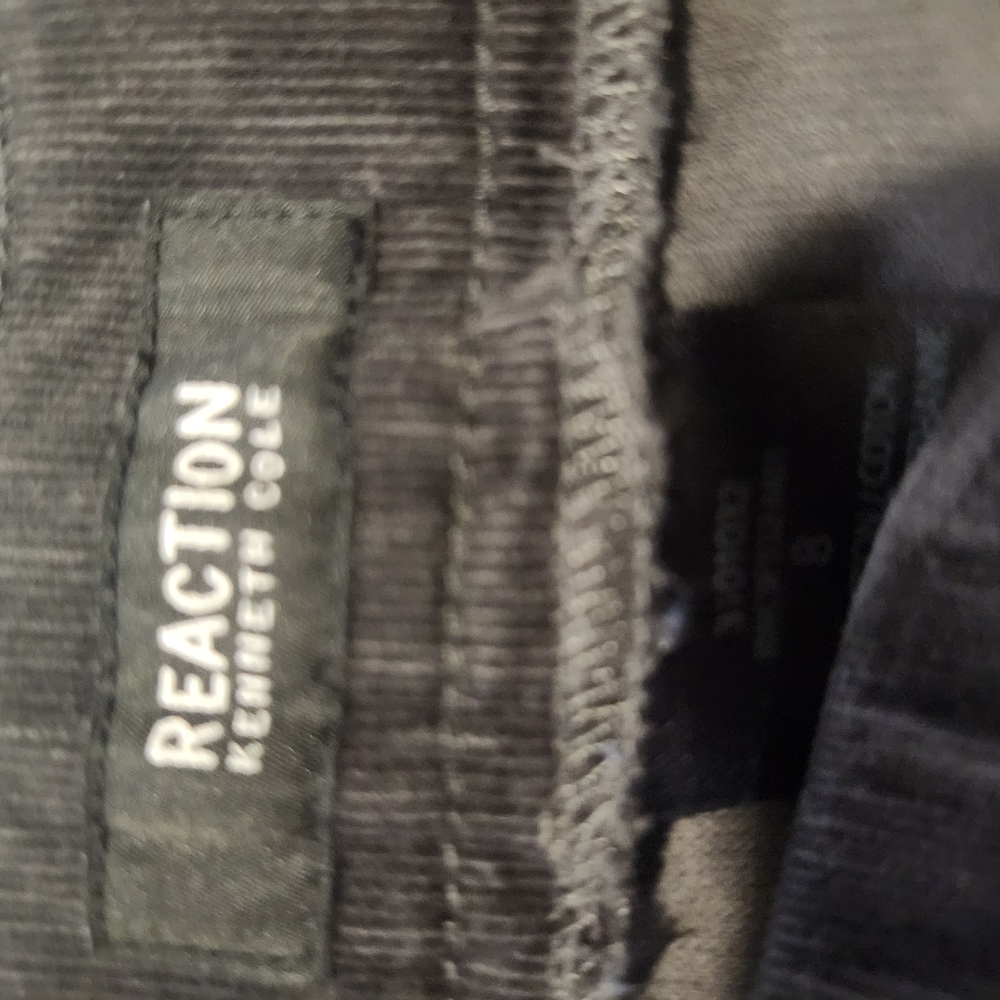 Kenneth Cole Reaction Dark Corduroy Trousers